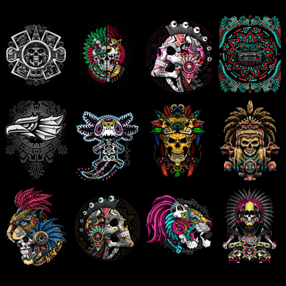 Pre-Hispanic Skull Designs