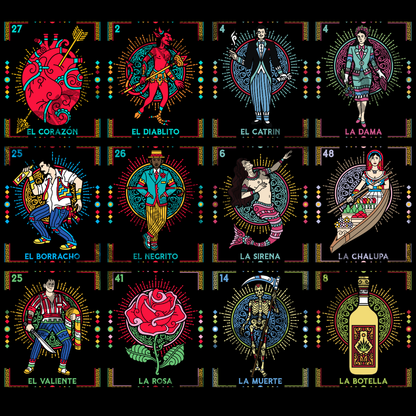 Inspirados en la Lotería Mexicana