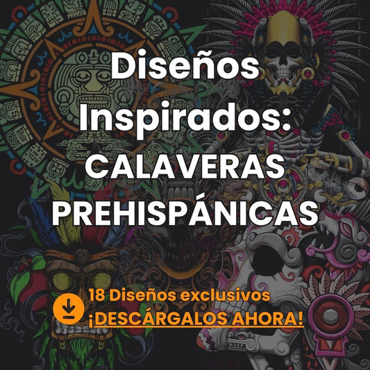 Diseños de Calaveras Prehispánicas