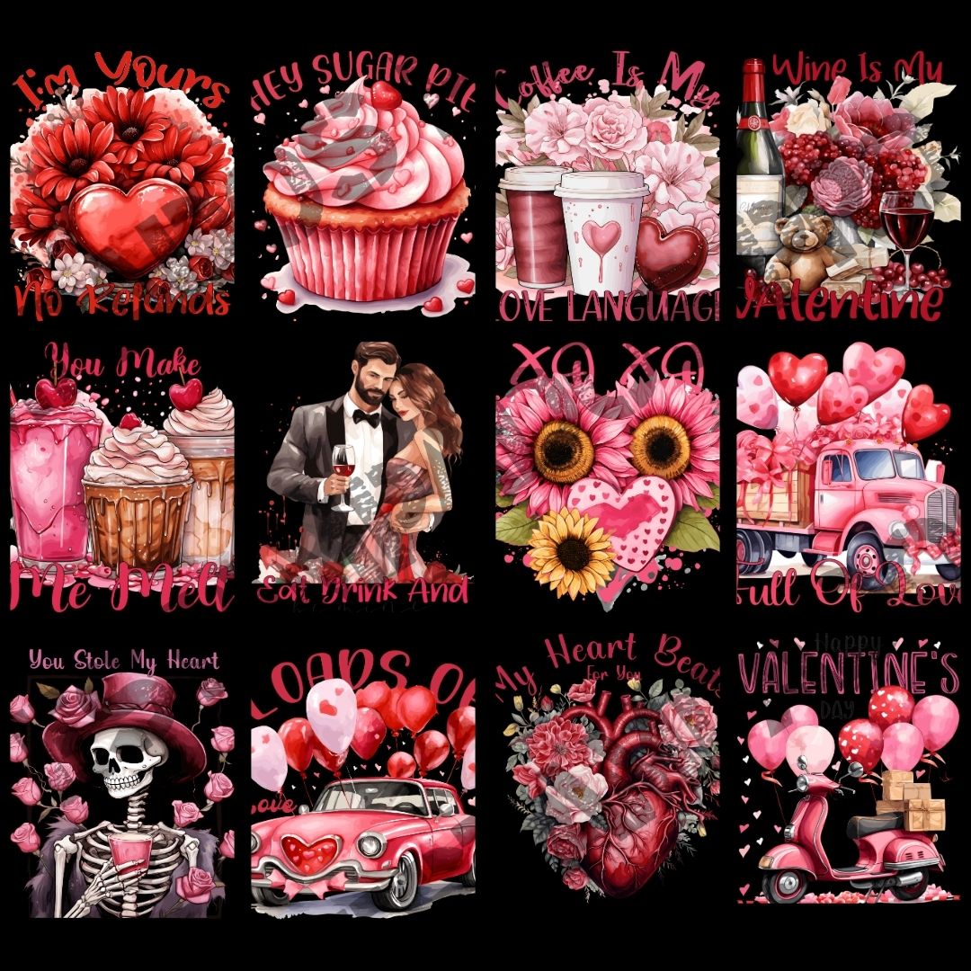 Romantische Designs zum Valentinstag